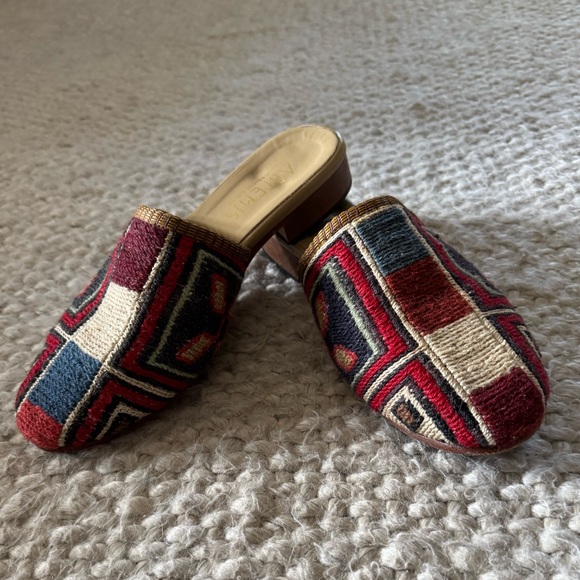 Artemis Design Co. Shoes - Artemis. Design Co. Kilim slide shoes